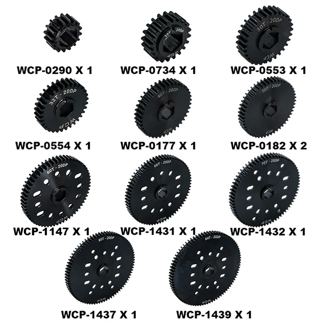 100t CD Steel Gear Bundle