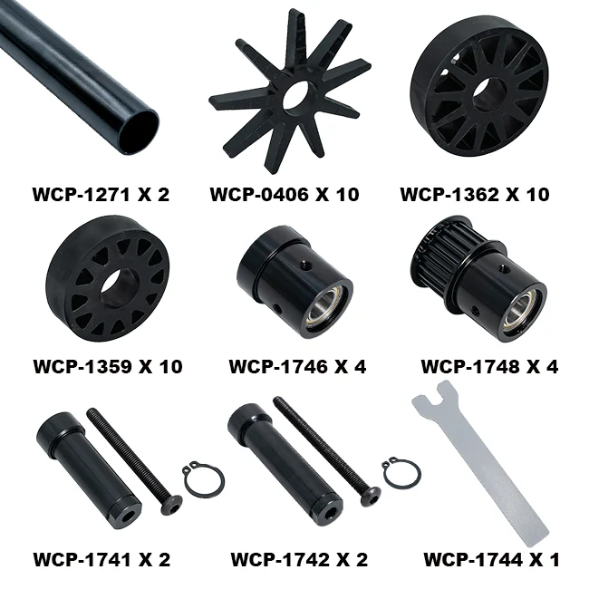 1-1/4" Round Stub Roller System Bundle
