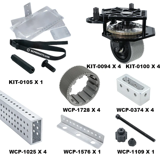 Swerve X2i Drivetrain Bundle (Tube Mount, X3/X4 Ratio)