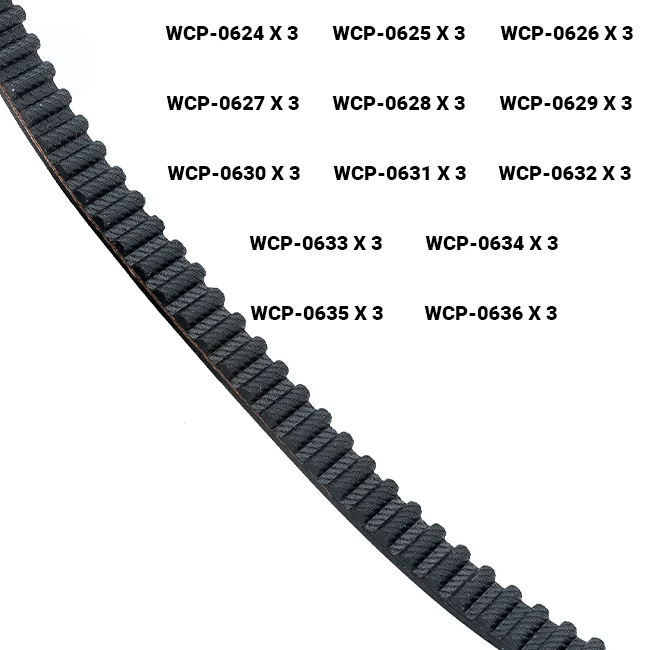 HTD 9mm Belts Bundle (95t-150t)