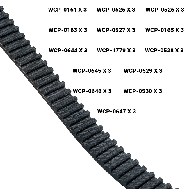 HTD 15mm Belts Bundle (30t-90t)