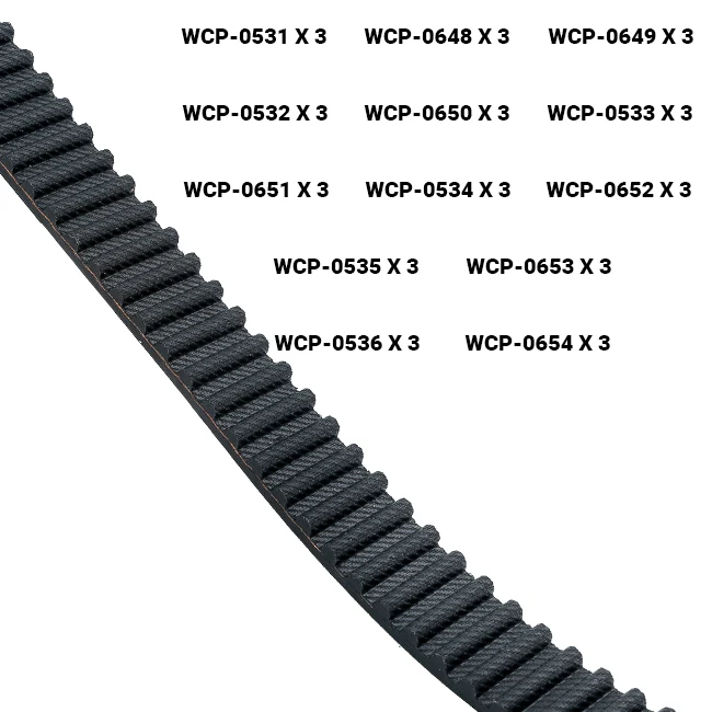 HTD 15mm Belts Bundle (95t-150t)