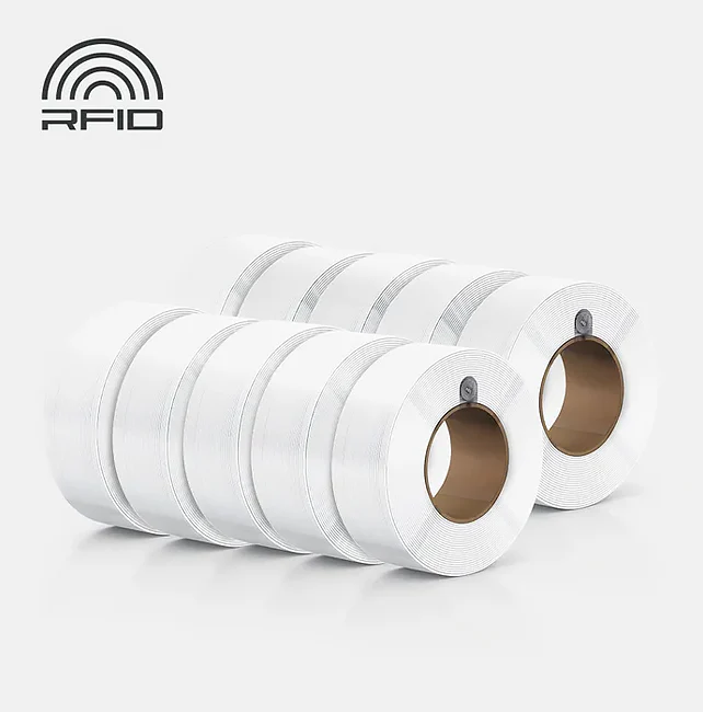 Bambu Lab Jade White PLA Basic Refill 10 Roll Bundle (1.75mm, 1KG)