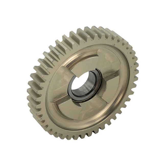44t Aluminum Spur Gear (20 DP, Dog, Rounded Hex Bearing)