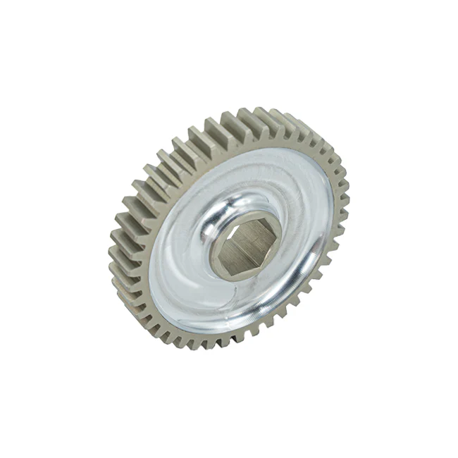 42t Pocketed Aluminum Spur Gear (20 DP, 1/2" Hex Bore)