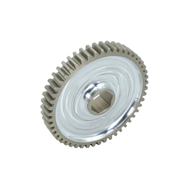 50t Pocketed Aluminum Spur Gear (20 DP, 1/2" Hex Bore)