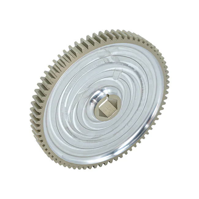 72t Pocketed Aluminum Spur Gear (20 DP, 1/2" Hex Bore)