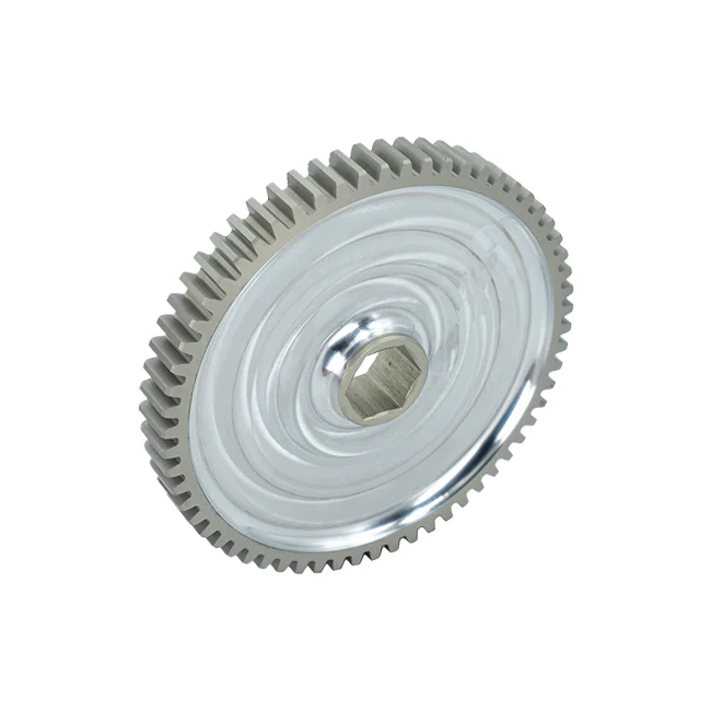 62t Pocketed Aluminum Spur Gear (20 DP, 1/2" Hex Bore)