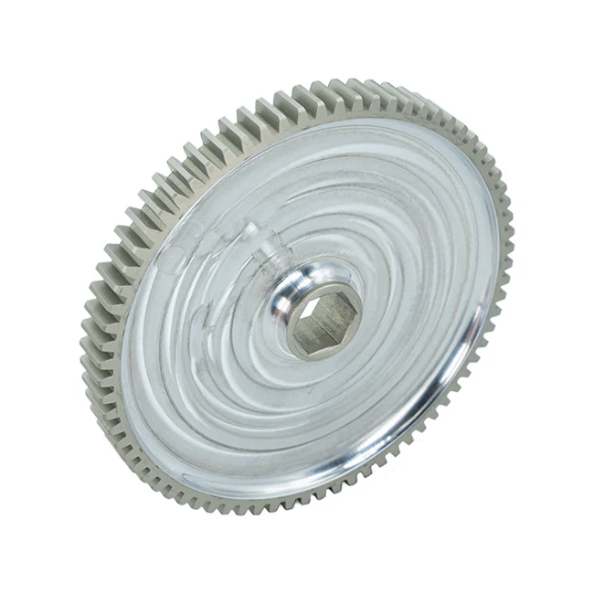 74t Pocketed Aluminum Spur Gear (20 DP, 1/2" Hex Bore)