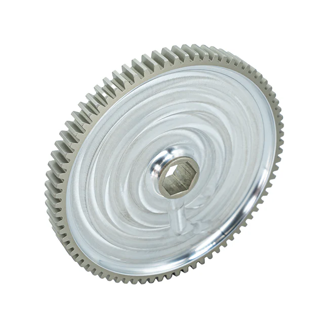 76t Pocketed Aluminum Spur Gear (20 DP, 1/2" Hex Bore)