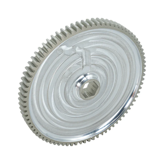 80t Pocketed Aluminum Spur Gear (20 DP, 1/2" Hex Bore)