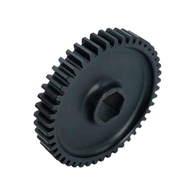 46t Pocketed Steel Spur Gear (20 DP, 1/2" Hex Bore)