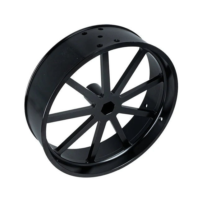 6" OD x 1.5" WD Aluminum Wheel (1/2" Hex Bore)
