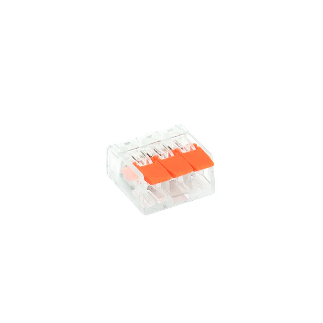 3 Slot, Clear Wire Clamp Nut (10-Pack)
