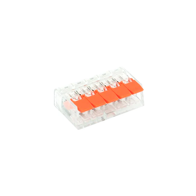 5 Slot, Clear Wire Clamp Nut (10-Pack)