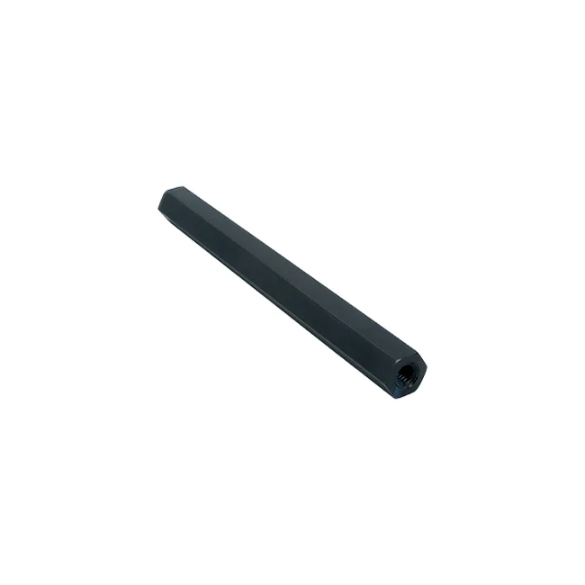 4" WD x #10-32 ID x 3/8" OD Aluminum Threaded Hex Standoffs (5-Pack)