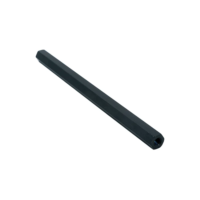 6" WD x #10-32 ID x 3/8" OD Aluminum Threaded Hex Standoffs (5-Pack)