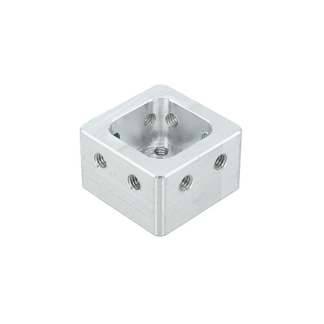 1.5"x1.5"x.125" Aluminum Tube Plug (#10-32 Tapped)