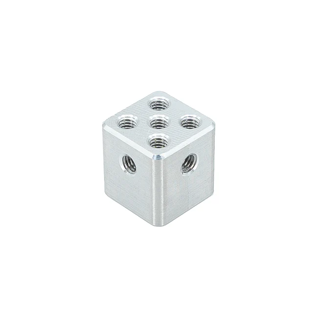 1"x1"x.125" Aluminum Tube Plug (#10-32 Tapped)