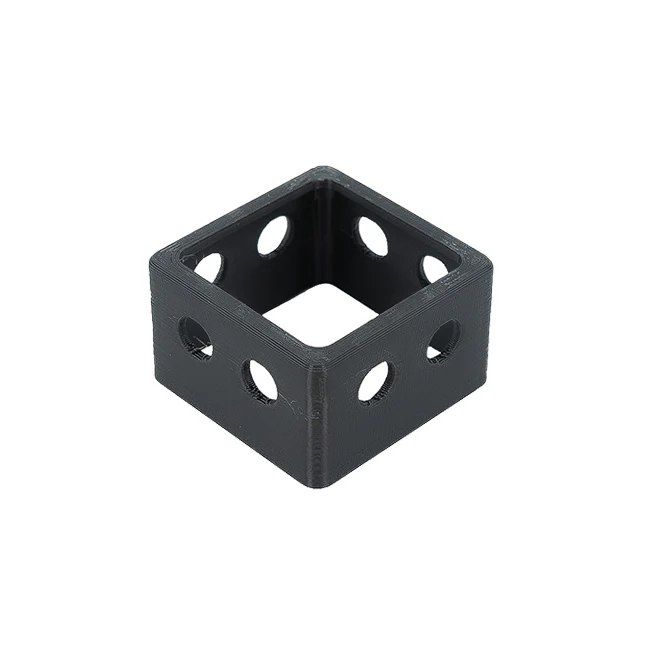 1.5"x1.5"x.06" Plastic Tube Plug Sleeve (1/4" Clearance) (2-Pack)