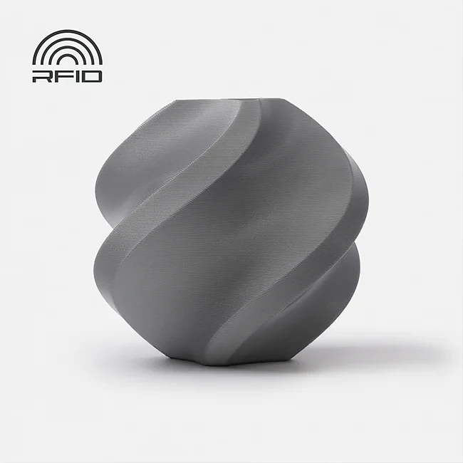 Bambu Lab Silver PLA Basic (1.75mm, 1KG Refill)