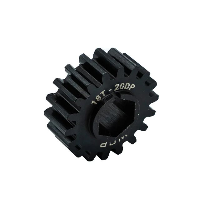 18t Steel Spur Gear (20 DP, 3/8" Hex Bore)