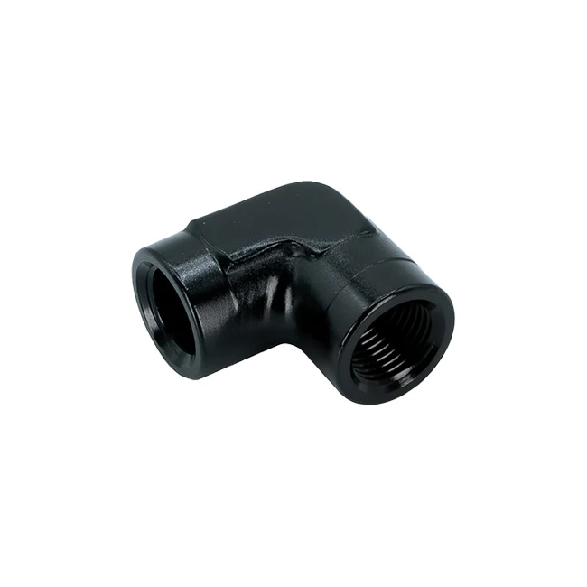 1/8" NPT, Aluminum Female Connector (90 Degree)