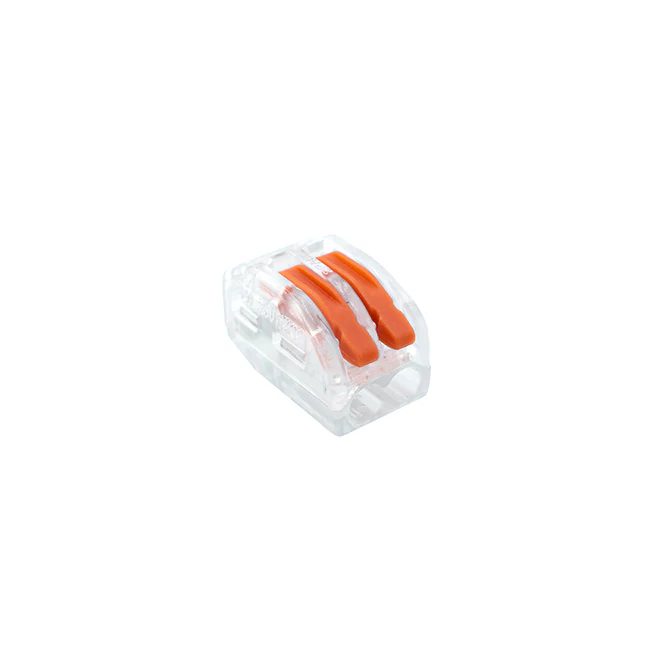 2 Slot, Clear Wire Lever Nut (10-Pack)