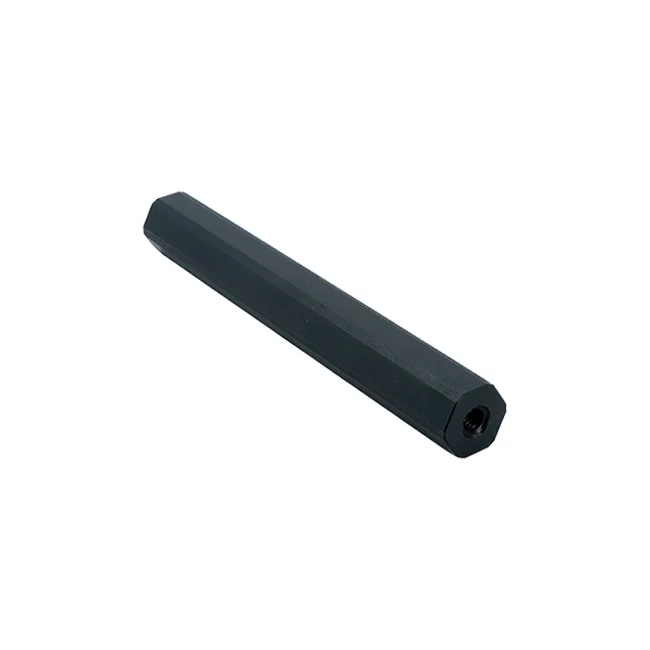 4" WD x #10-32 ID x 1/2" OD Aluminum Threaded Hex Standoff