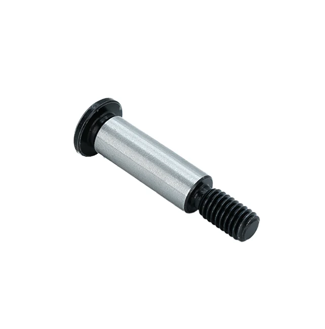 #10-32 x 21/32" L Shoulder Bolt x 1/4" Round (Steel, Ultra Low Profile) (2-Pack)