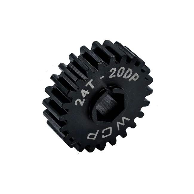 24t Steel Spur Gear (20 DP, 3/8" Hex Bore)