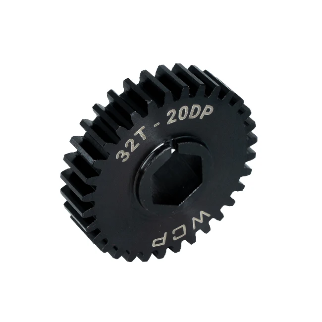 32t Pocketed Steel Spur Gear (20 DP, 1/2" Hex Bore)