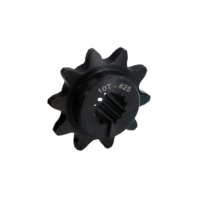 10t Steel Double Hub Sprocket (#25 Chain, Falcon Bore)
