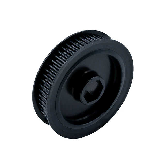 60t x 9mm Wide Aluminum Pulley (GT2 3mm, 1/2" Hex Bore)