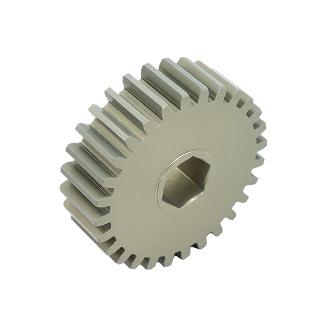 28t Aluminum Spur Gear (20 DP, 3/8" Hex Bore)