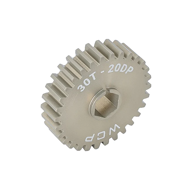 30t Aluminum Spur Gear (20 DP, 3/8" Hex Bore)