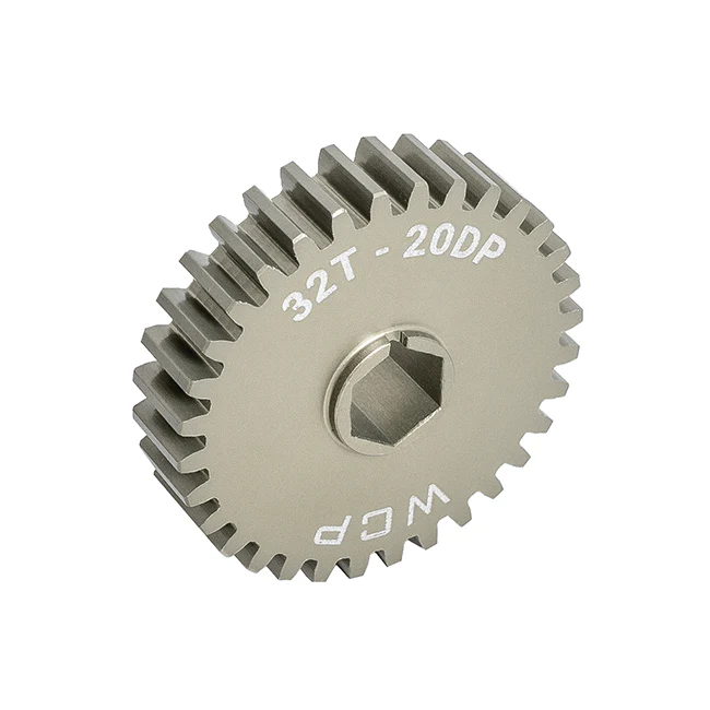 32t Aluminum Spur Gear (20 DP, 3/8" Hex Bore)