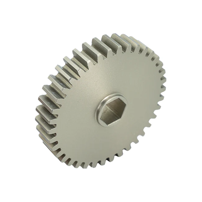 38t Aluminum Spur Gear (20 DP, 3/8" Hex Bore)