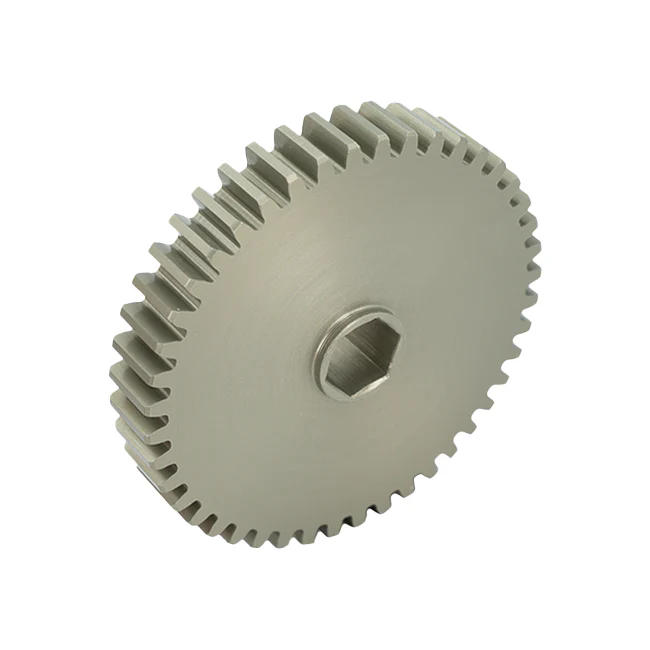 44t Aluminum Spur Gear (20 DP, 3/8" Hex Bore)