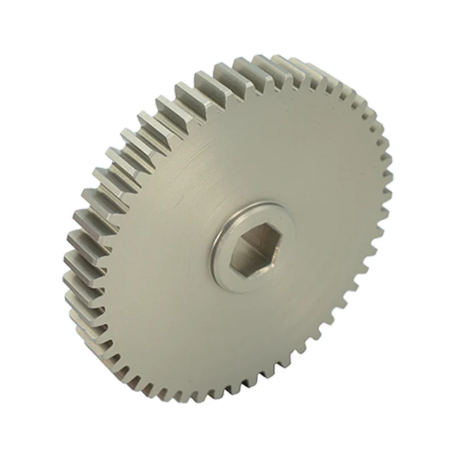 50t Aluminum Spur Gear (20 DP, 3/8" Hex Bore)