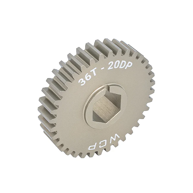 36t Aluminum Spur Gear (20 DP, 1/2" Hex Bore)