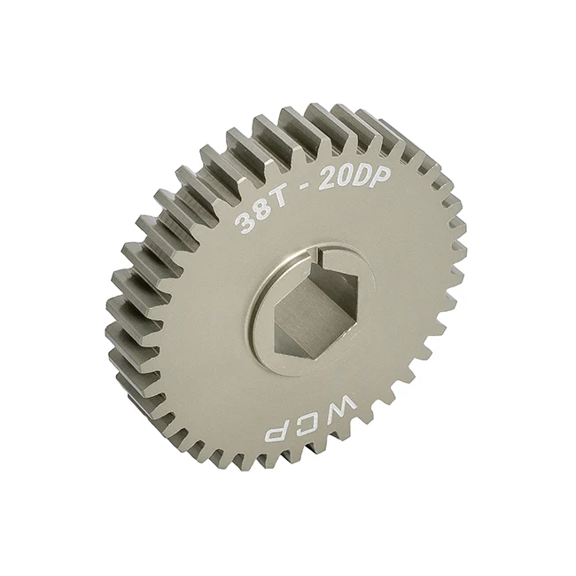 38t Aluminum Spur Gear (20 DP, 1/2" Hex Bore)