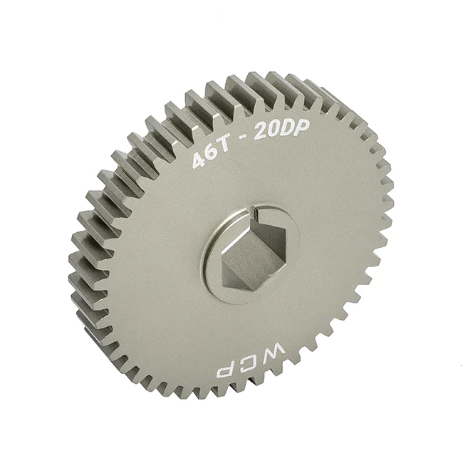 46t Aluminum Spur Gear (20 DP, 1/2" Hex Bore)