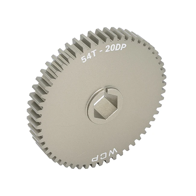 54t Aluminum Spur Gear (20 DP, 1/2" Hex Bore)
