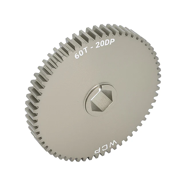60t Aluminum Spur Gear (20 DP, 1/2" Hex Bore)