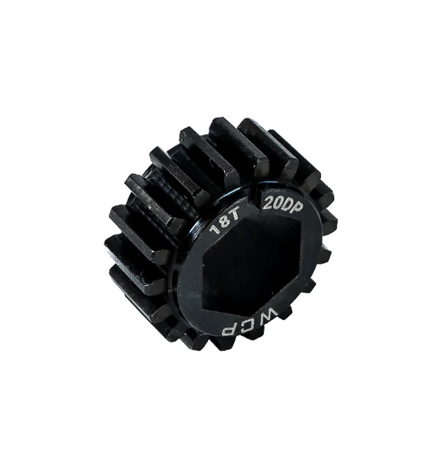 18t Steel Spur Gear (20 DP, 1/2" Hex Bore)