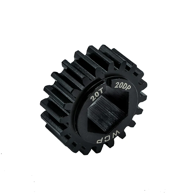 20t Steel Spur Gear (20 DP, 1/2" Hex Bore)
