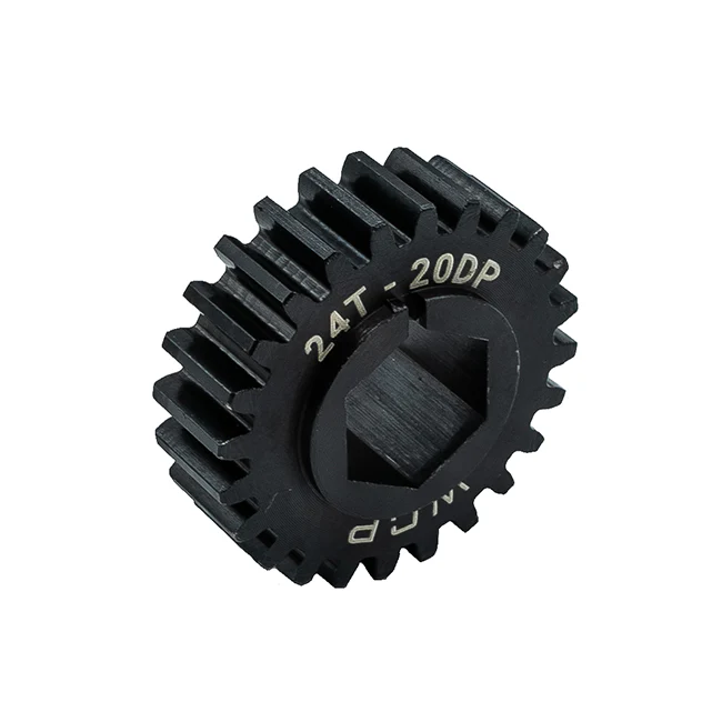 24t Steel Spur Gear (20 DP, 1/2" Hex Bore)