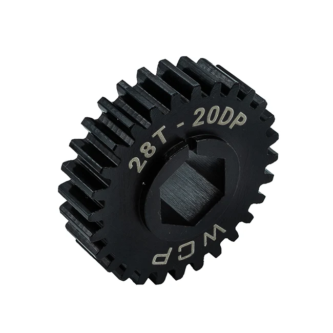 28t Steel Spur Gear (20 DP, 1/2" Hex Bore)