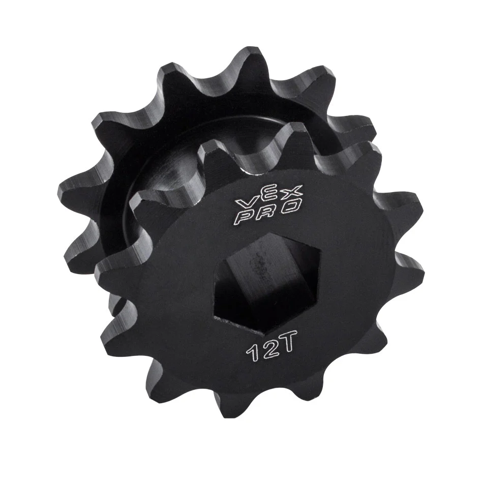 15t Aluminum Hub Double Sprocket (#35 Chain, 1/2" Hex Bore)